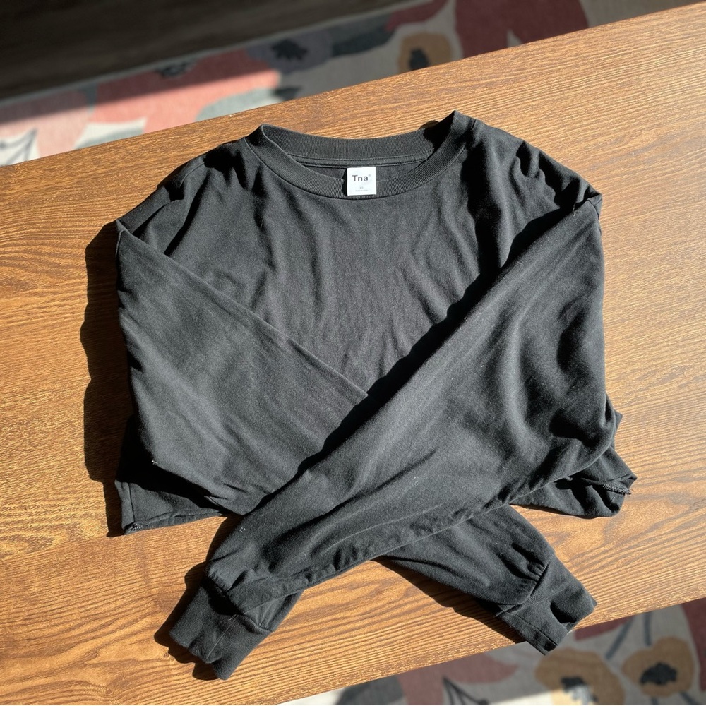 TNA Black Long Sleeve Tee
